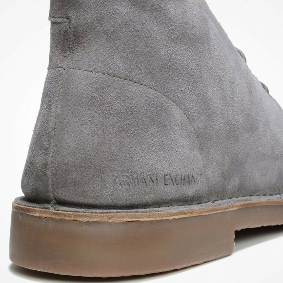 Giorgio Armani Mens Desert Boots Size 10 USA SHIP - Picture 4 of 5